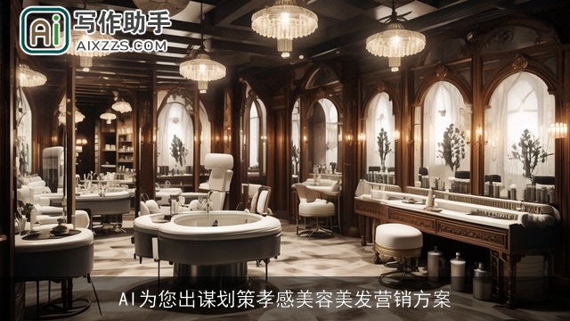 AI为您出谋划策孝感美容美发营销方案 AI为您出谋划策孝感美容美发营销方案