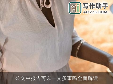 公文中报告可以一文多事吗全面解读 公文中报告可以一文多事吗全面解读