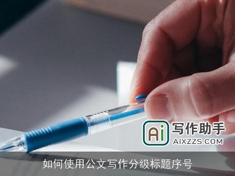 如何使用公文写作分级标题序号 如何使用公文写作分级标题序号