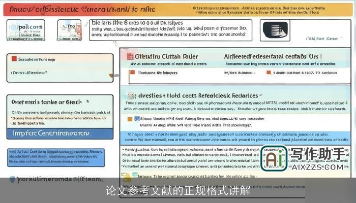 论文参考文献的正规格式讲解 论文参考文献的正规格式讲解