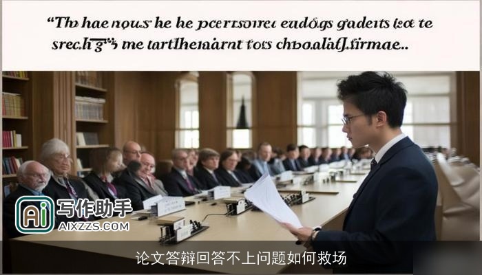 论文答辩回答不上问题如何救场 论文答辩回答不上问题如何救场