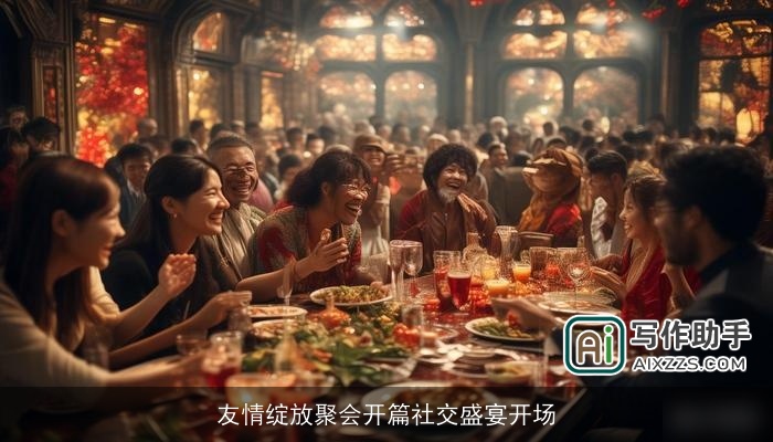 友情绽放聚会开篇社交盛宴开场 友情绽放聚会开篇社交盛宴开场