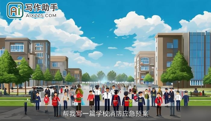 帮我写一篇学校消防应急预案 帮我写一篇学校消防应急预案