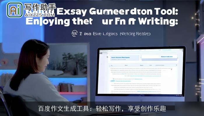 百度作文生成工具:轻松写作,享受创作乐趣 百度作文生成工具:轻松写作,享受创作乐趣