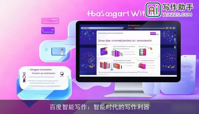 百度智能写作:智能时代的写作利器 百度智能写作:智能时代的写作利器