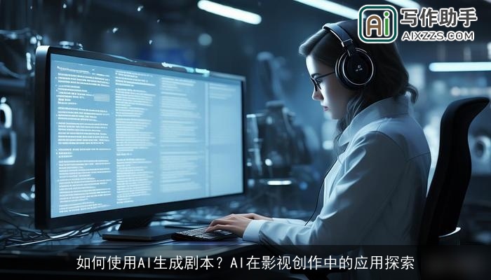 如何使用AI生成剧本?AI在影视创作中的应用探索 如何使用AI生成剧本?AI在影视创作中的应用探索