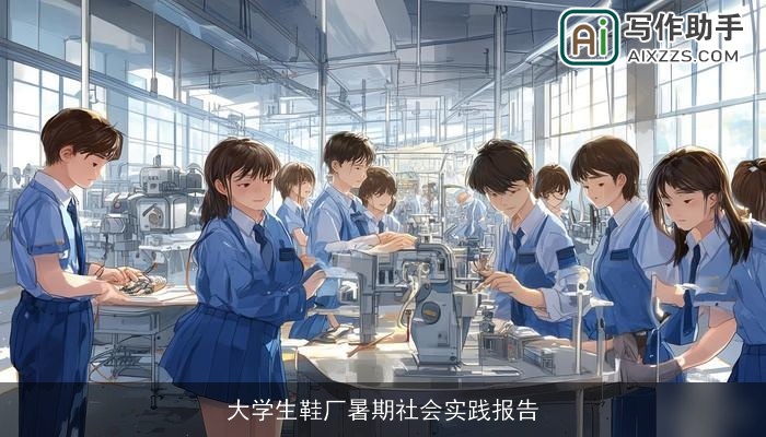 大学生鞋厂暑期社会实践报告 大学生鞋厂暑期社会实践报告