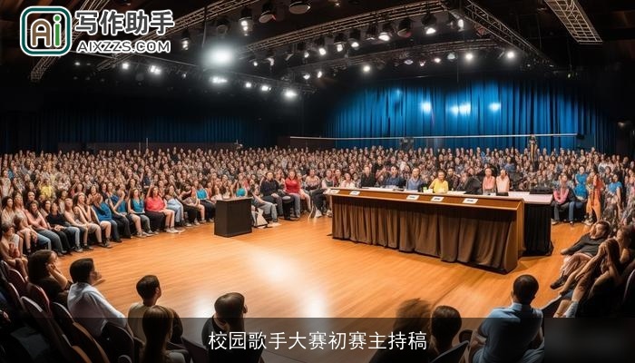 校园歌手大赛初赛主持稿 校园歌手大赛初赛主持稿