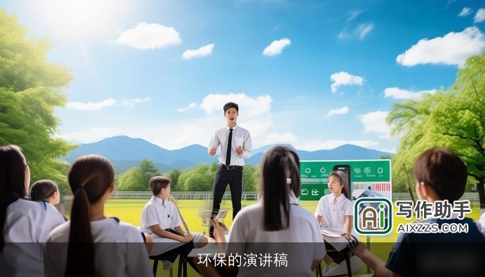 环保的演讲稿 环保的演讲稿