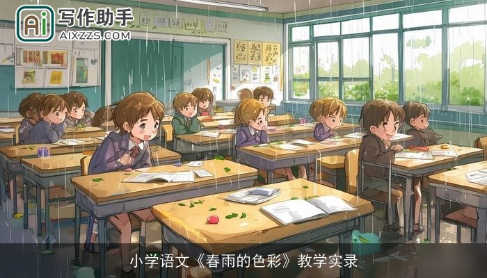 小学语文《春雨的色彩》教学实录 小学语文《春雨的色彩》教学实录