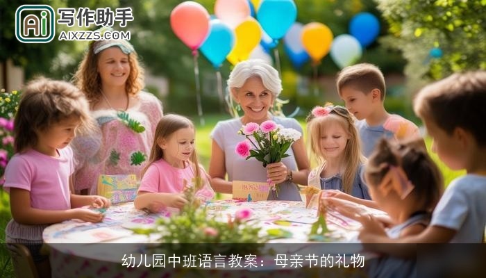幼儿园中班语言教案:母亲节的礼物 幼儿园中班语言教案:母亲节的礼物