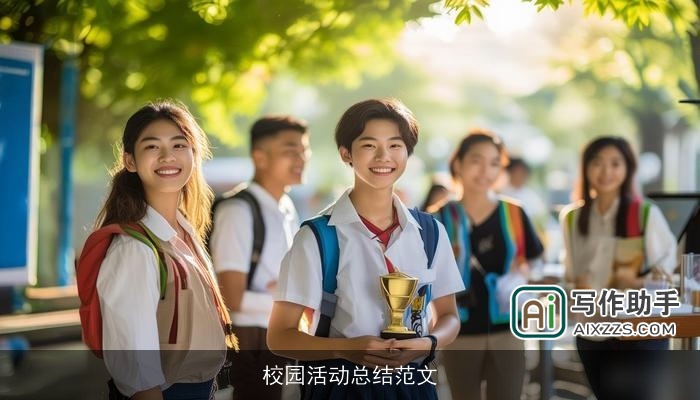 校园活动总结范文 校园活动总结范文