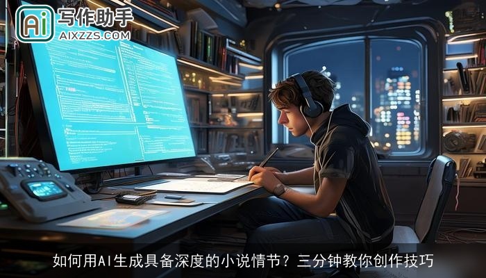 如何用AI生成具备深度的小说情节?三分钟教你创作技巧 如何用AI生成具备深度的小说情节?三分钟教你创作技巧
