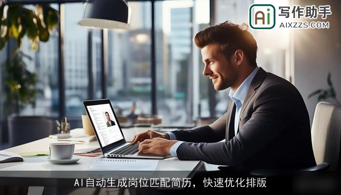 AI自动生成岗位匹配简历,快速优化排版 AI自动生成岗位匹配简历,快速优化排版