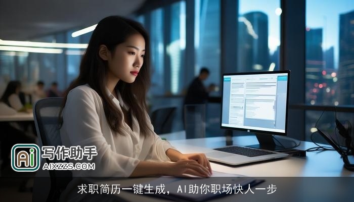 求职简历一键生成,AI助你职场快人一步 求职简历一键生成,AI助你职场快人一步