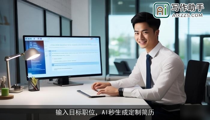 输入目标职位,AI秒生成定制简历 输入目标职位,AI秒生成定制简历