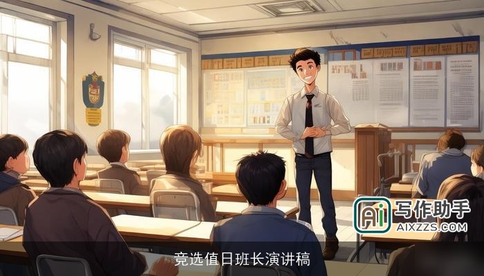 竞选值日班长演讲稿 竞选值日班长演讲稿