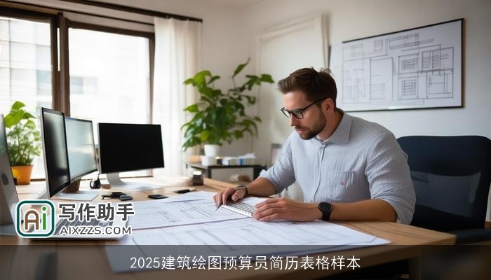 2025建筑绘图预算员简历表格样本 2025建筑绘图预算员简历表格样本