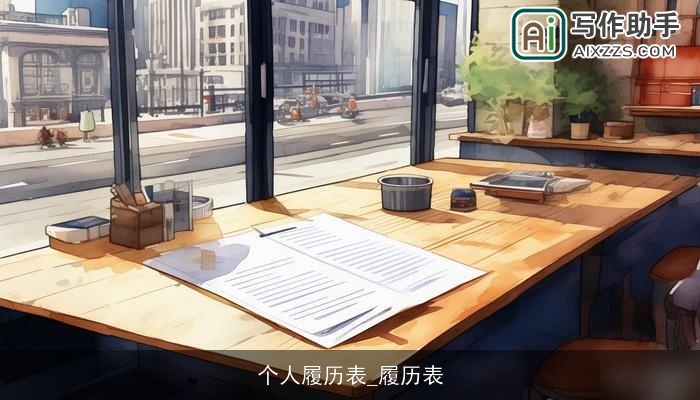 个人履历表_履历表 个人履历表_履历表