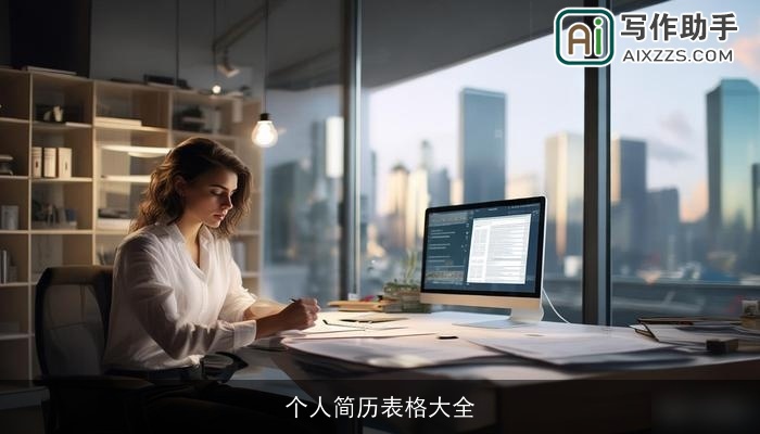 个人简历表格大全 个人简历表格大全