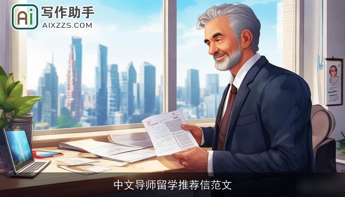 中文导师留学推荐信范文 中文导师留学推荐信范文
