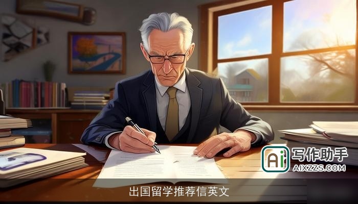出国留学推荐信英文 出国留学推荐信英文