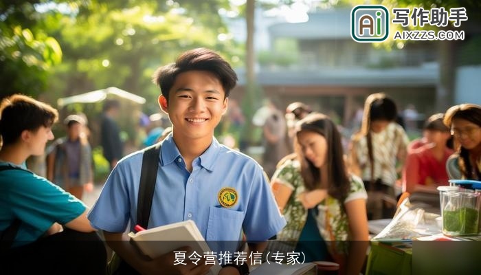 夏令营推荐信(专家) 夏令营推荐信(专家)