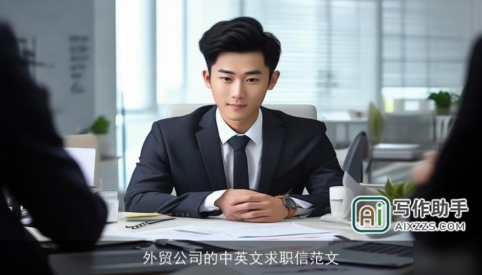 外贸公司的中英文求职信范文 外贸公司的中英文求职信范文