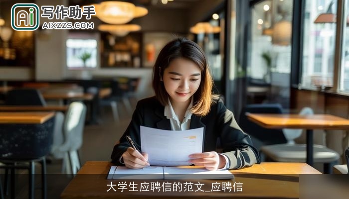 大学生应聘信的范文_应聘信 大学生应聘信的范文_应聘信