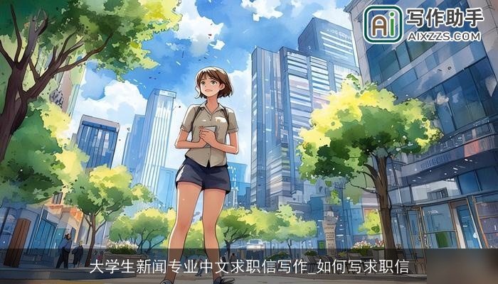 大学生新闻专业中文求职信写作_如何写求职信 大学生新闻专业中文求职信写作_如何写求职信