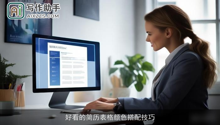 好看的简历表格颜色搭配技巧 好看的简历表格颜色搭配技巧