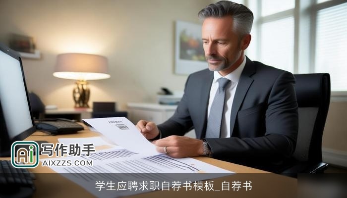 学生应聘求职自荐书模板_自荐书 学生应聘求职自荐书模板_自荐书