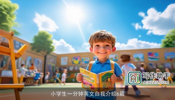 小学生一分钟英文自我介绍6篇 小学生一分钟英文自我介绍6篇