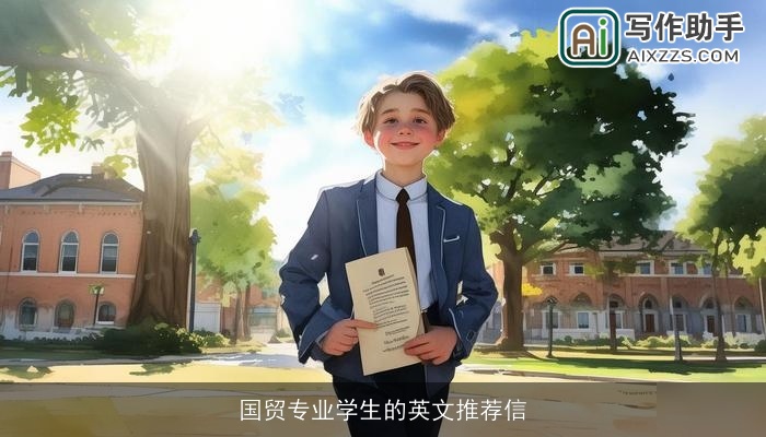 国贸专业学生的英文推荐信 国贸专业学生的英文推荐信