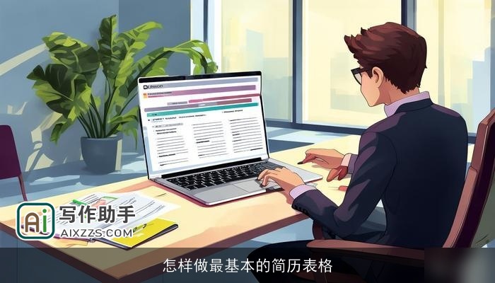 怎样做最基本的简历表格 怎样做最基本的简历表格