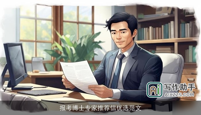 报考博士专家推荐信优选范文 报考博士专家推荐信优选范文