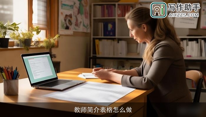 教师简介表格怎么做 教师简介表格怎么做