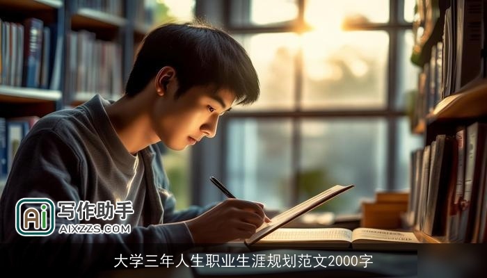 大学三年人生职业生涯规划范文2000字 大学三年人生职业生涯规划范文2000字