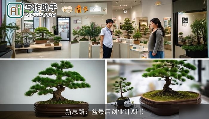 新思路:盆景店创业计划书 新思路:盆景店创业计划书