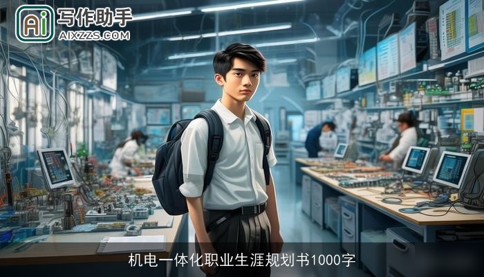 机电一体化职业生涯规划书1000字 机电一体化职业生涯规划书1000字