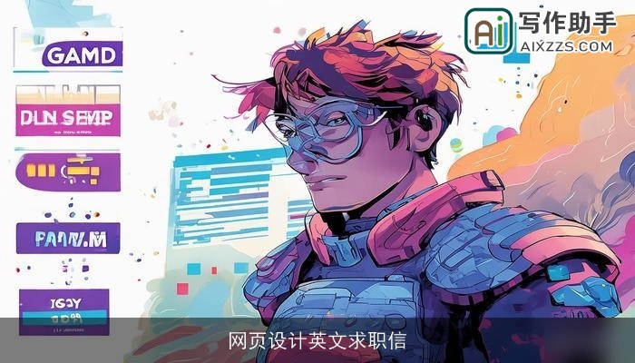 网页设计英文求职信 网页设计英文求职信