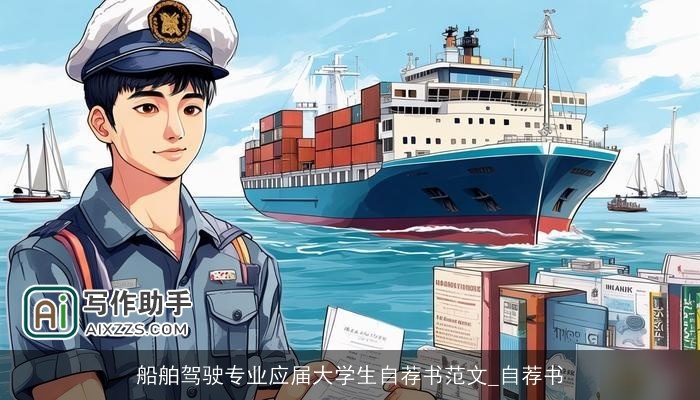 船舶驾驶专业应届大学生自荐书范文_自荐书 船舶驾驶专业应届大学生自荐书范文_自荐书