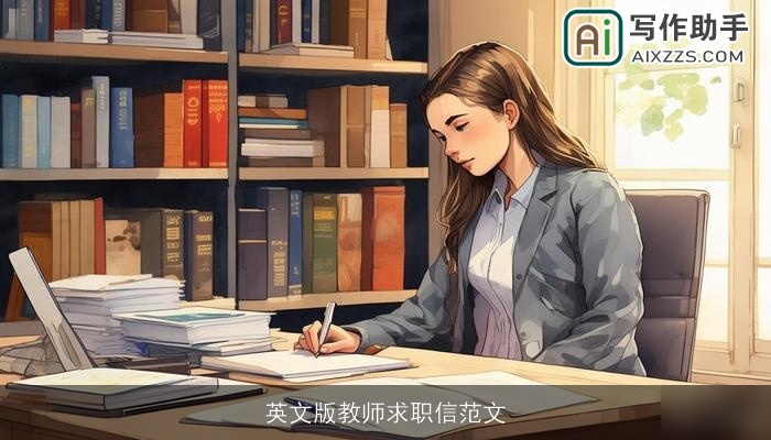 英文版教师求职信范文 英文版教师求职信范文