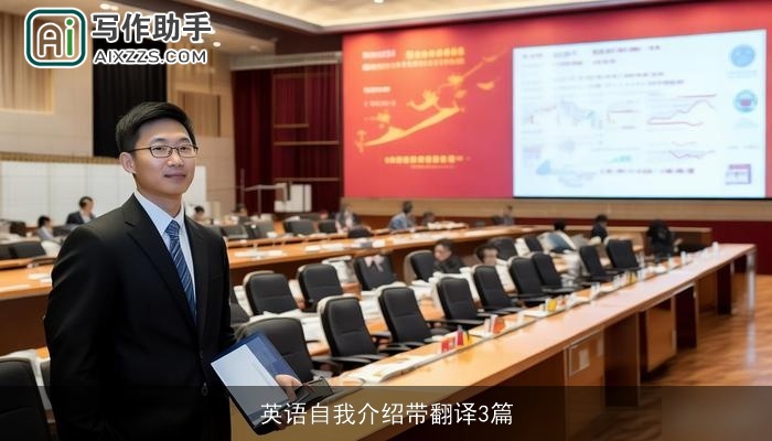 英语自我介绍带翻译3篇 英语自我介绍带翻译3篇