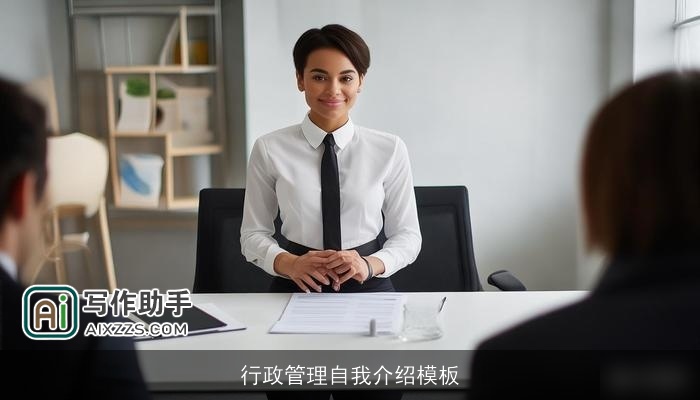 行政管理自我介绍模板 行政管理自我介绍模板