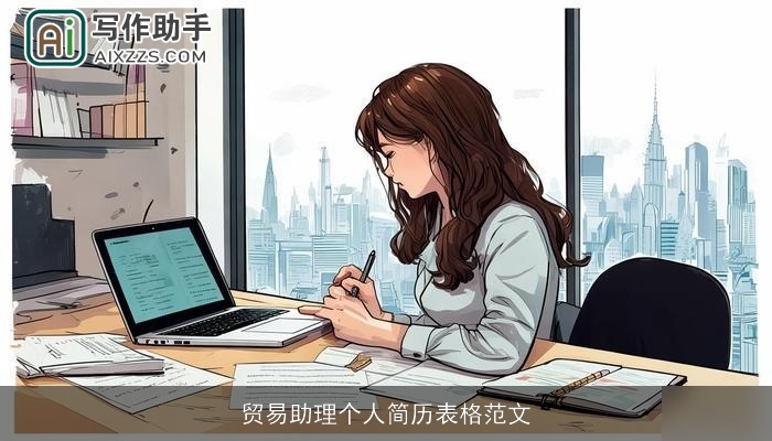 贸易助理个人简历表格范文 贸易助理个人简历表格范文