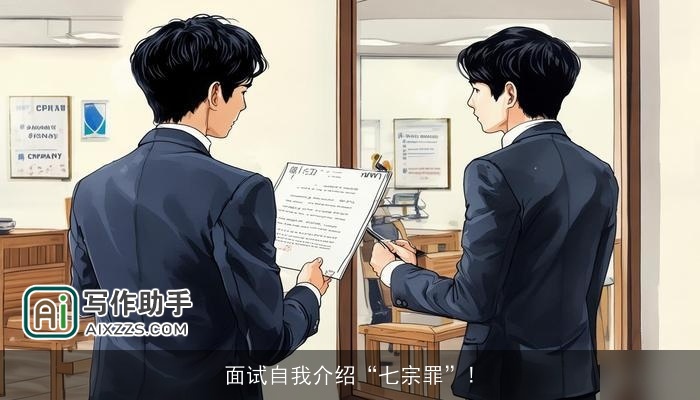面试自我介绍“七宗罪”! 面试自我介绍“七宗罪”!