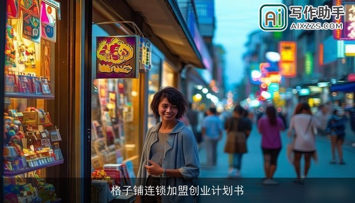 格子铺连锁加盟创业计划书 格子铺连锁加盟创业计划书