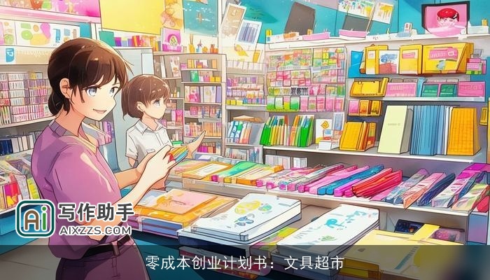 零成本创业计划书:文具超市 零成本创业计划书:文具超市