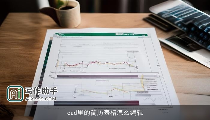 cad里的简历表格怎么编辑 cad里的简历表格怎么编辑